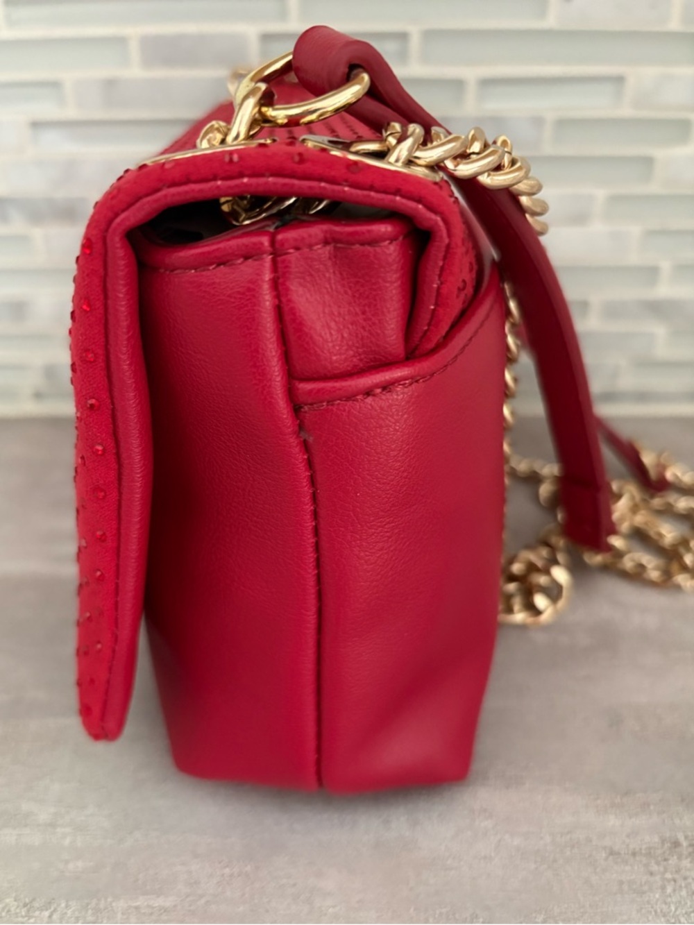 I.N.C. International Concepts Ajae Shoulder Bag Red Pepper - Picture 5 of 11